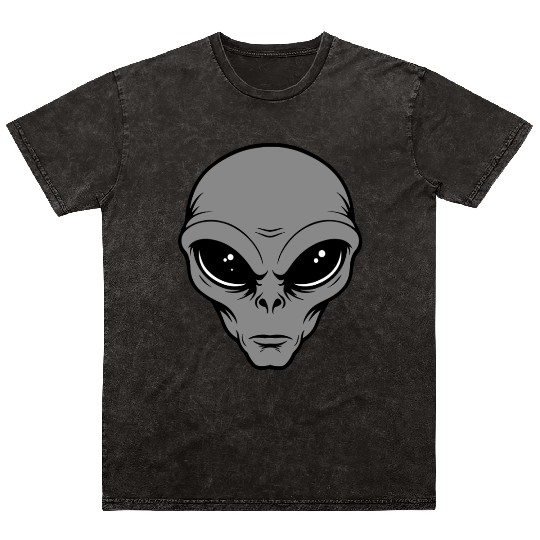 Grey Alien Mineral Wash T Shirts