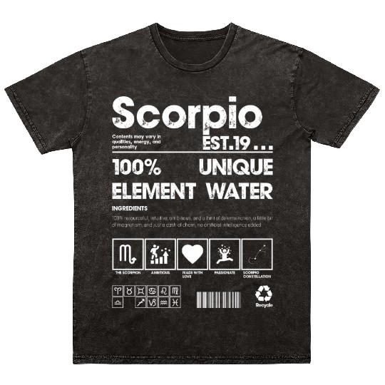 Scorpio 19xx Mineral Wash T Shirts