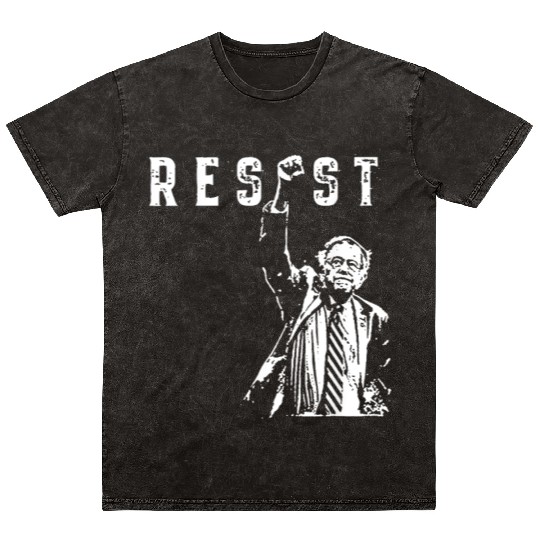 RESIST Bernie Sanders Freedom US National Service Mineral Wash T Shirts