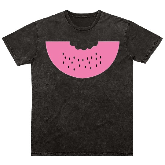 Cute Watermelon Slice – Sweet, Juicy & Aesthetic Mineral Wash T Shirts