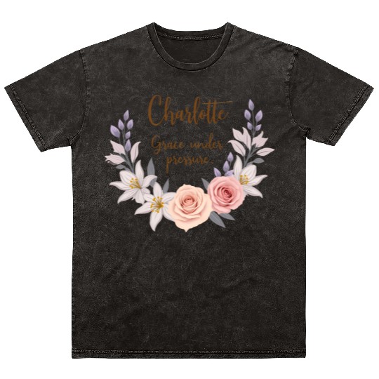 Charlotte, grace under pressure Mineral Wash T Shirts