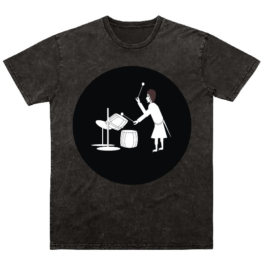 little drummer boy Mineral Wash T Shirts