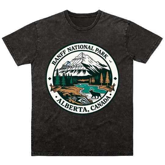 Banff National Park Alberta Canada Mineral Wash T Shirts