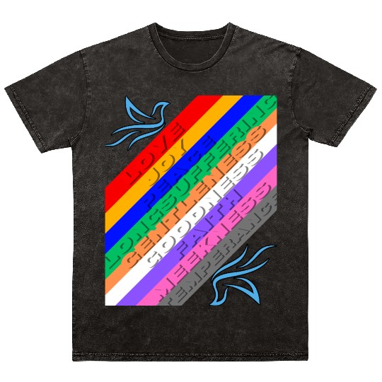 Fruit of the Spirit Mineral Wash T Shirts