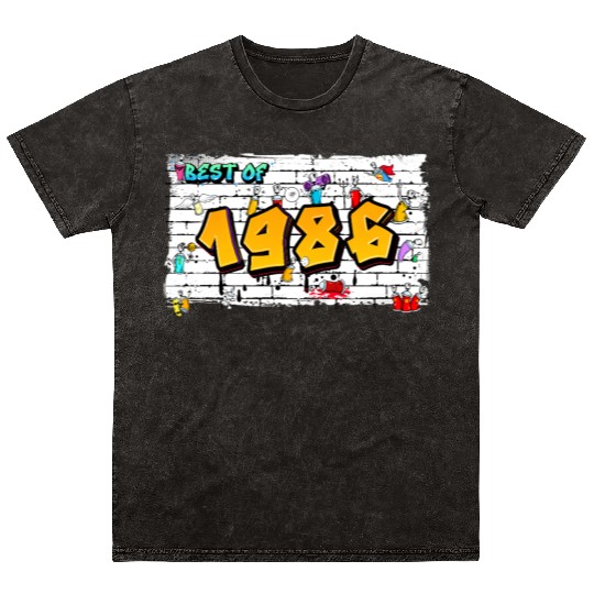 Best of 1986 Graffiti – 39 Years of Urban Attitude Mineral Wash T Shirts