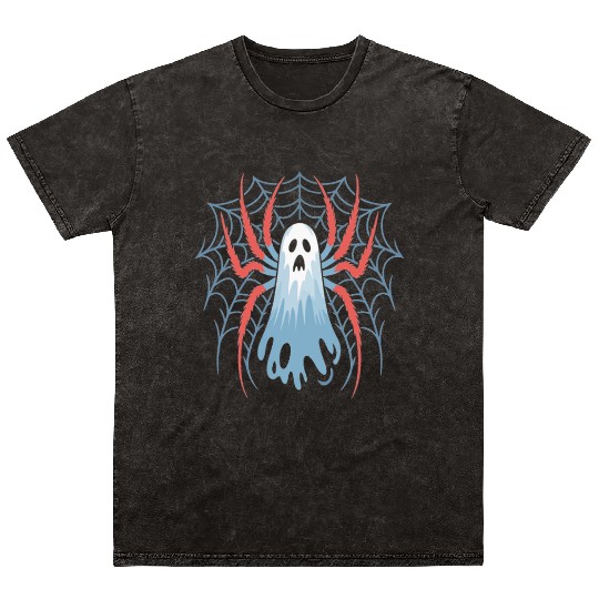 Ghost Spider Scream Mineral Wash T Shirts