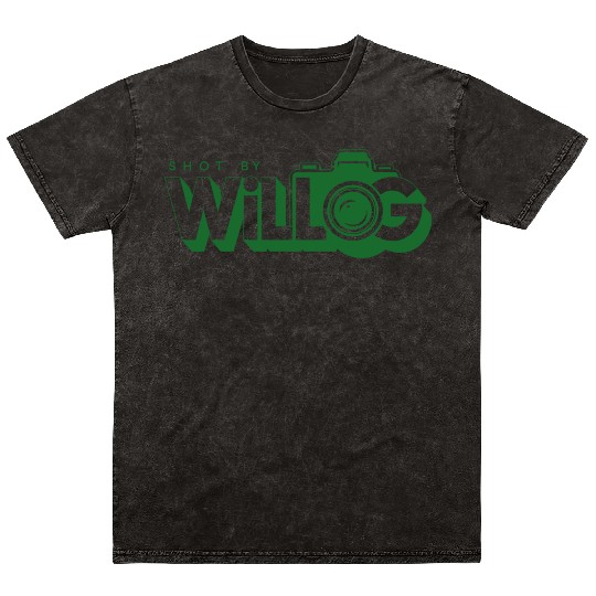 Dark Green Mineral Wash T Shirts