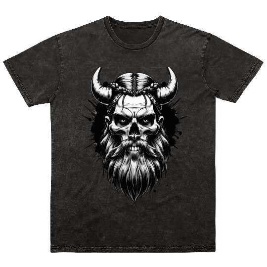 Viking Warrior Man Odin Thor Norman Walhalla Mineral Wash T Shirts