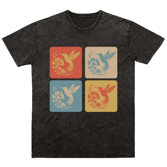 Humming-bird Mineral Wash T Shirts