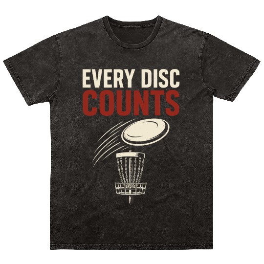 Disc Golf Coach Mineral Wash T Shirts Disc Golf Instructor Frisbee