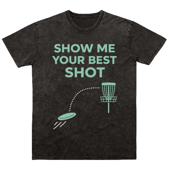 Disc Golf Coach Mineral Wash T Shirts Disc Golf Instructor Frisbee