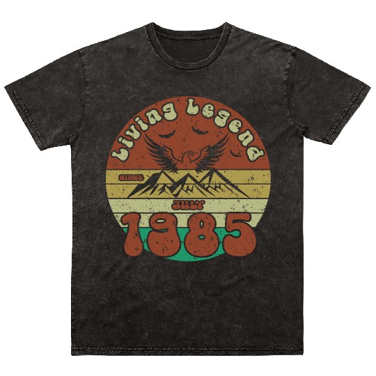 40th birthday Living Legend since VIN 07/1985 Mineral Wash T Shirts