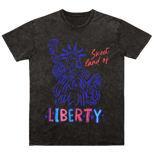 sweet land of liberty Mineral Wash T Shirts