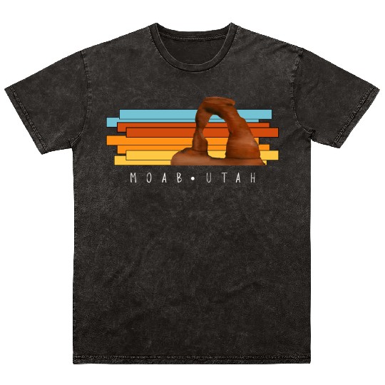 Moab Arch Painting Mineral Wash T Shirts