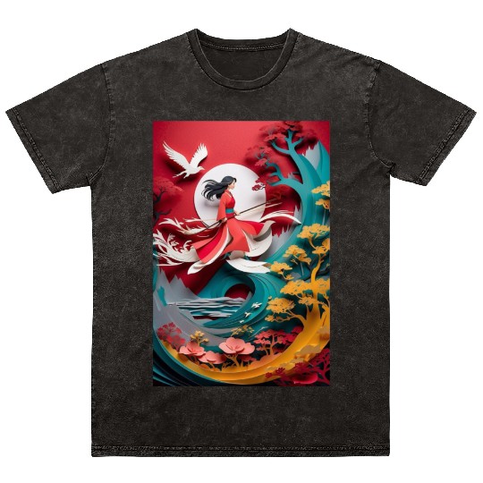 Crimson Warrior Mineral Wash T Shirts