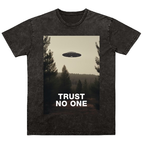 Trust No One/The X-Files poster, S01E24 1994 Mineral Wash T Shirts