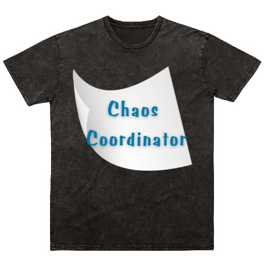 Chaos Coordinator – Funny Teacher Mineral Wash T Shirts