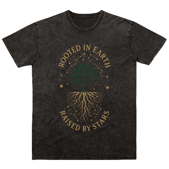 Pagan Pride Wiccan Lifestyle Earth Magic Witch Mineral Wash T Shirts