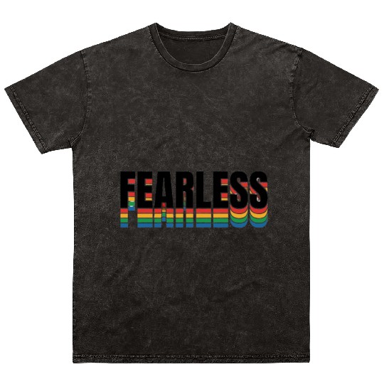 fearless– Minimal Streetwear Mineral Wash T Shirts