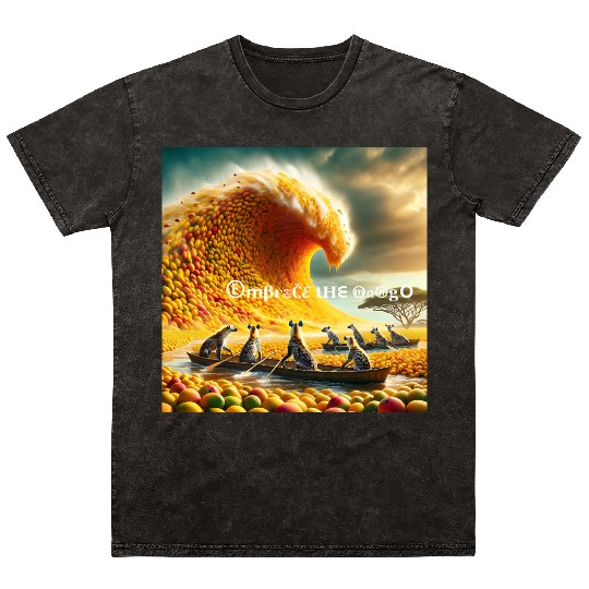 Embrace the Mango Mineral Wash T Shirts