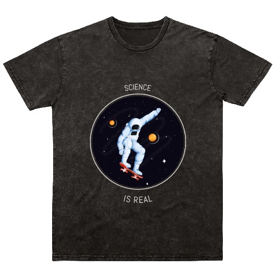 Science is Real Mineral Wash T Shirts