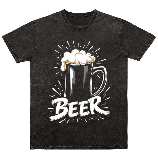 Beer Mug Mineral Wash T Shirts