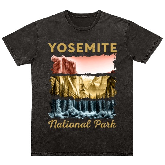 Yosemite National Park Mineral Wash T Shirts