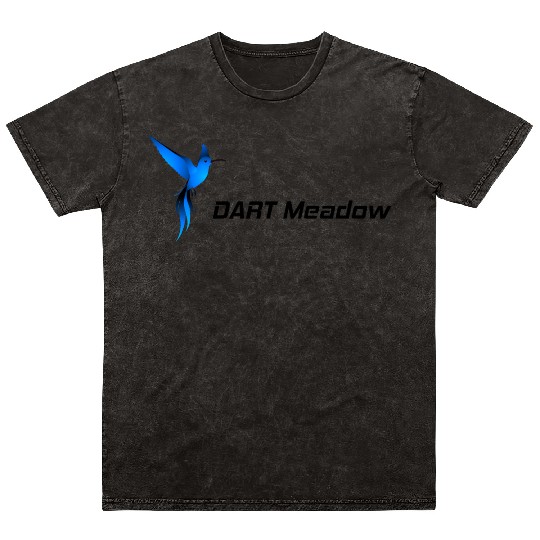 DM Blue Hummingbird Logo Dark Mineral Wash T Shirts
