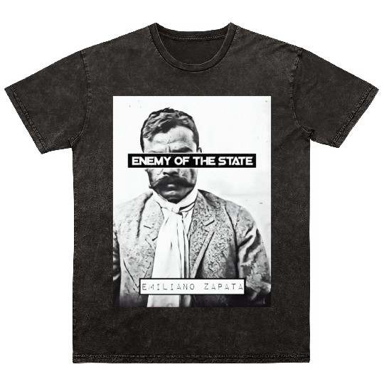Emiliano Zapata (EOTS) (B&W) Mineral Wash T Shirts