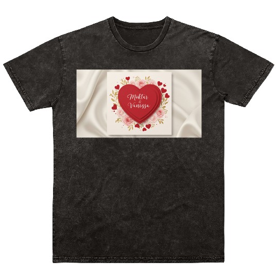 A luxurious Valentine's Day greeting card  Mineral Wash T Shirts
