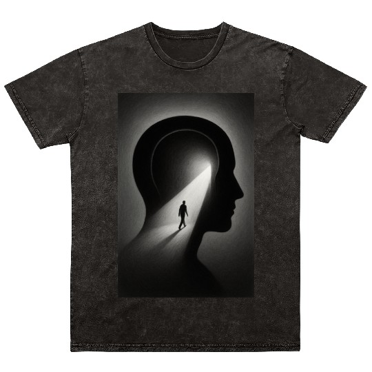 Inner Horizon – the journey within yourself Mineral Wash T Shirts