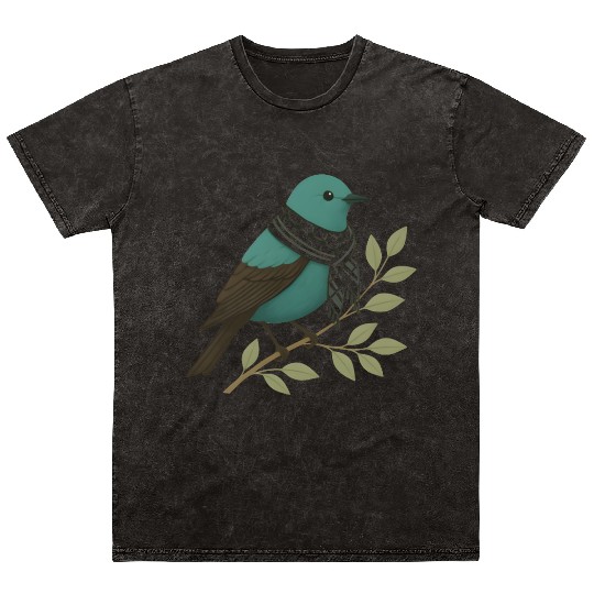 Palestine Sunbird with Keffiyeh and Olive Branch Mineral Wash T Shirts