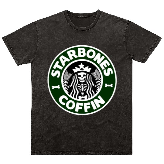 Starbones Coffin Mineral Wash T Shirts