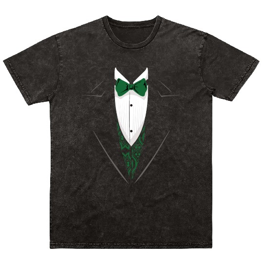 Green Tuxedo Mineral Wash T Shirts