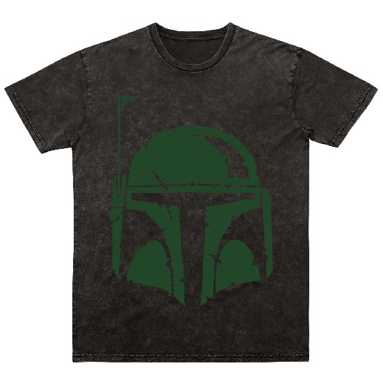 Boba Fett Helmet Worn Mineral Wash T Shirts