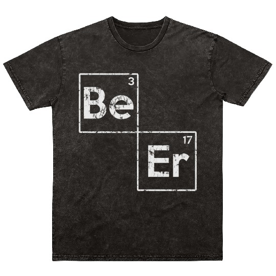 Beer Elements St Patrick's Day Mineral Wash T Shirts