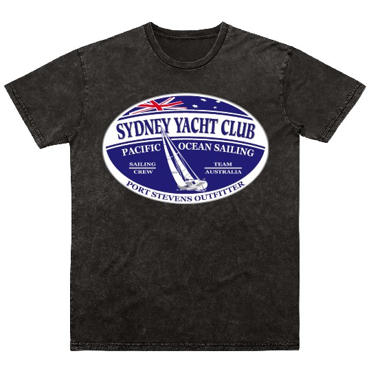Pacific ocean sailing - Sydney Yacht Club Mineral Wash T Shirts