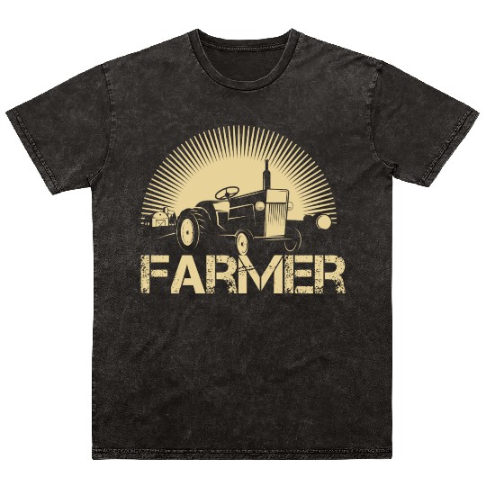 Farmer piglet farmer dirty farmer farmer farmers Mineral Wash T Shirts