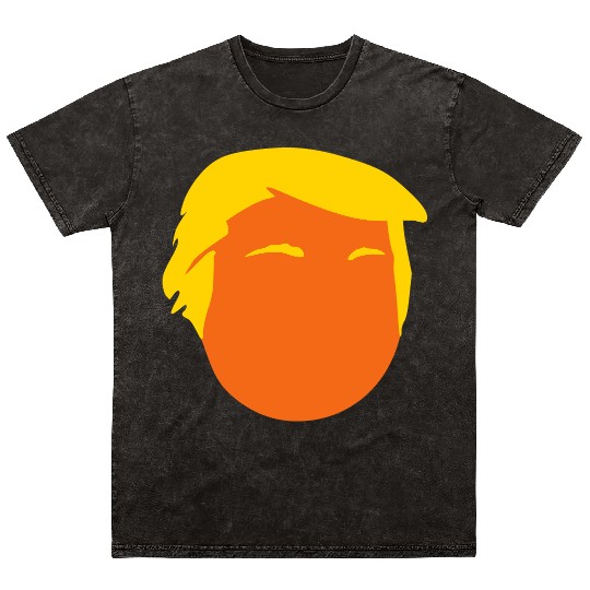 Trump Orange Head Mineral Wash T Shirts