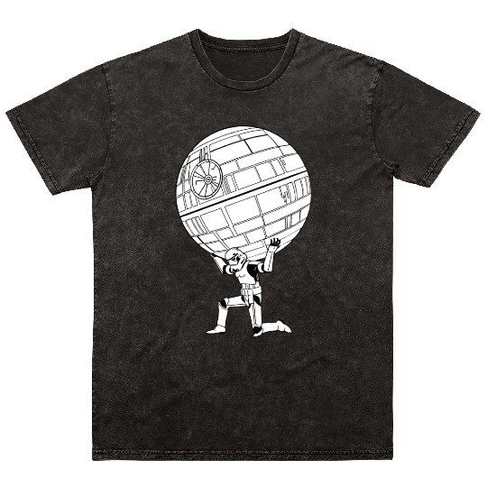 Funny Star Wars Stormtrooper art Mineral Wash T Shirts
