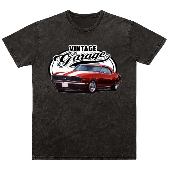 Vintage Camaro Garage Mineral Wash T Shirts