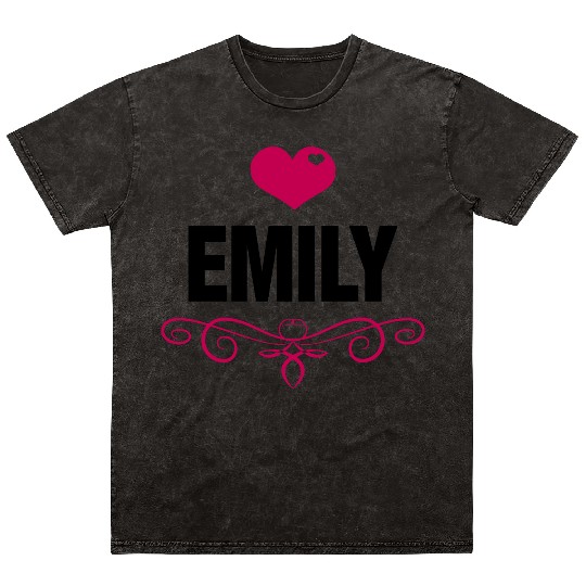 Emily - Baby, Cute, Love, Birthday, Gifts,Family Mineral Wash T Shirts