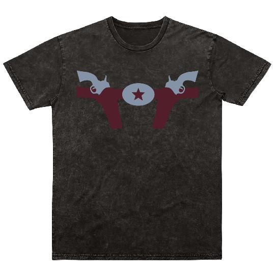 Western Guns Mineral Wash T Shirts