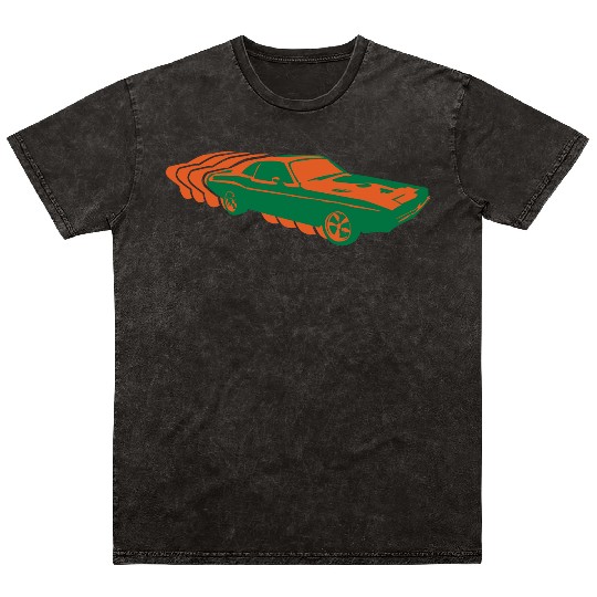 Muscle Car Mineral Wash T Shirts