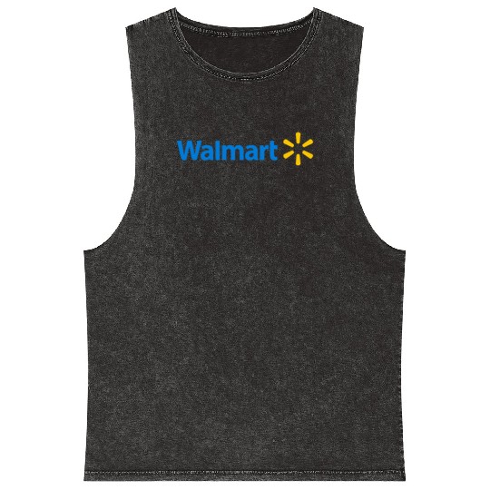 Walmart Logo Baseball Jerseys Mineral Wash Tank Tops