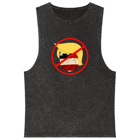 anti trump - dump trump 2020 Mineral Wash Tank Tops