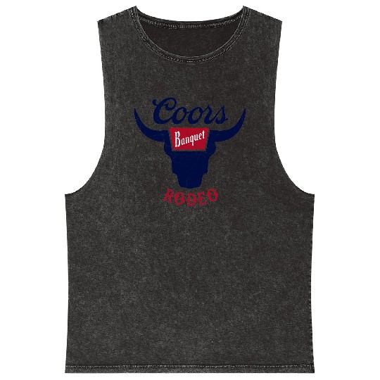CCOORS Banquet Rodeo Mineral Wash Tank Tops