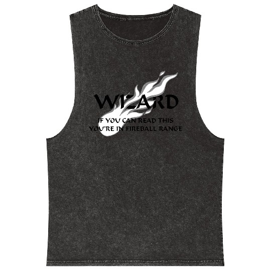 Wizard - Fireball Range Mineral Wash Tank Tops