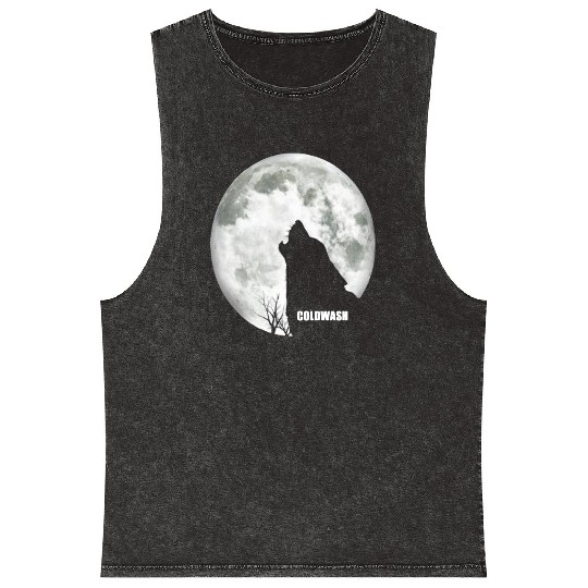 BARK AT THE MOON Mineral Wash Tank Tops