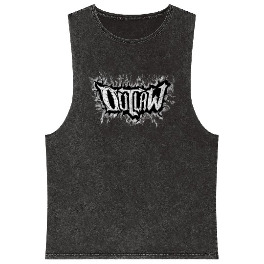 Outlaw lightning Mineral Wash Tank Tops